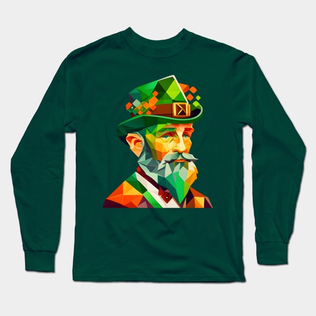 Saint Patrick St. Patrick's Day Gift Long Sleeve T-Shirt by Karin Wright